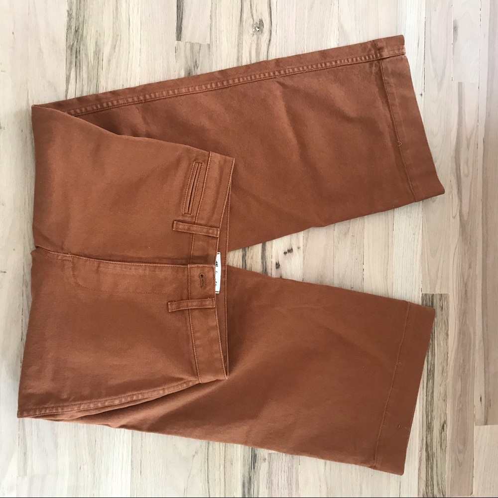 Madewell wide legged pants - cropped length